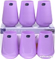 Набор стаканов для воды и напитков Bohemia Crystal Sandra Purple 23013/D5124/380