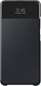 Чехол Samsung S View Wallet Cover для Samsung Galaxy A32 (черный)