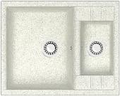 Кухонная мойка Elmar M-08M (белый гранит Q15)