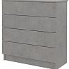 Комод Горизонт Нео 760 4 ящика (бетон)
