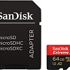 Карта памяти SanDisk Extreme PRO microSDXC SDSQXCU-064G-GN6MA 64GB (с адаптером)