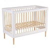Классическая детская кроватка Polini Kids Simple 360 (белый/натуральный)