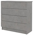 Комод Горизонт Нео 760 4 ящика (бетон)