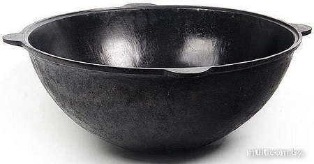 Казан Chugun Invest Узбекский с алюминиевой крышкой (8 л, круглое дно)