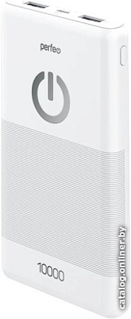 Внешний аккумулятор Perfeo Splash 10000mAh (белый)