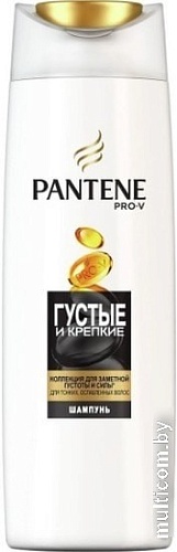 Pantene Шампунь Густые и крепкие для тонких и ослабленных волос 400 мл