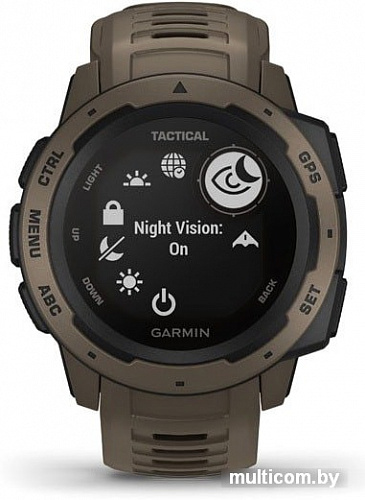 Умные часы Garmin Instinct Tactical Edition (коричневый)