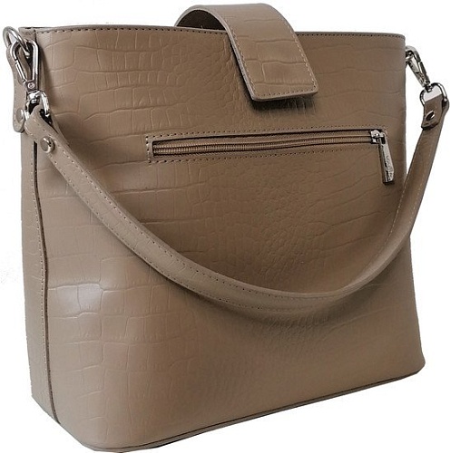 Женская сумка Souffle 262 2625028 (светлый капучино кайман эластичный)
