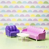 Мебель для кукольного домика Lundby Базовый набор для гостиной 60305400