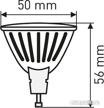 Светодиодная лампа ЭРА ECO LED MR16 GU10 7 Вт 2700 К Б0040874