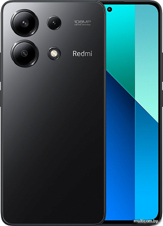 Смартфон Xiaomi Redmi Note 13 6GB/128GB без NFC международная версия (полуночный черный)