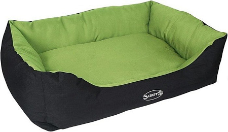 Лежак Scruffs Expedition Box Bed с бортиком 60 см (зеленый)