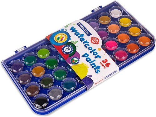 Акварельные краски BRAUBERG Premium 191746 (36 цв)