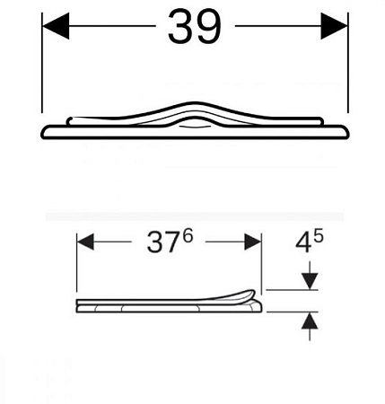 Сиденье для унитаза Geberit Bambini 573365000
