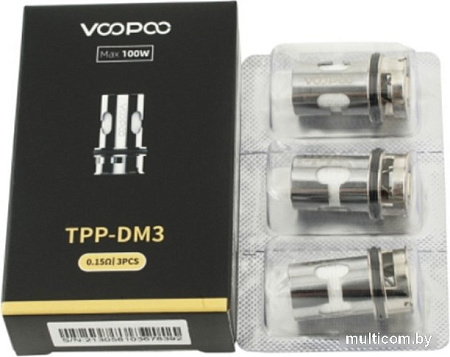 Набор испарителей VooPoo TPP DM3 (0.15 Ом, 3шт)