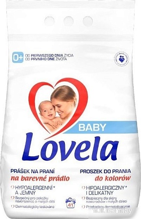 Стиральный порошок Lovela Baby 0+ для цветного белья гипоаллергенный 4.1 кг