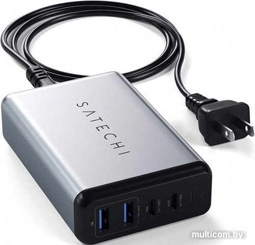 Сетевое зарядное Satechi 75W Dual Type-C Travel Charger (американская вилка)