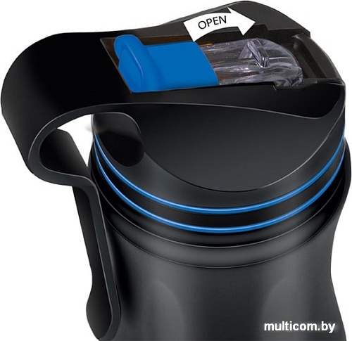 Термокружка Lamart LT4047 0.55л (черный/синий)