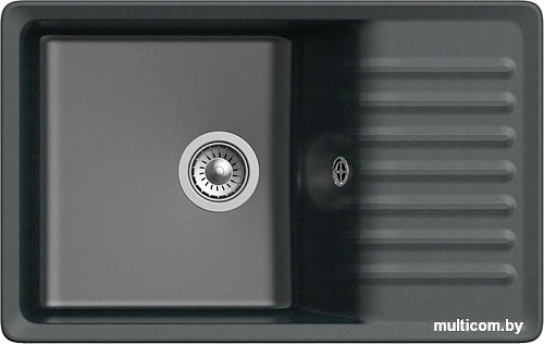 Кухонная мойка GranFest QUARZ GF-ZW72 (черный)