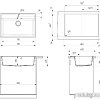 Кухонная мойка Ulgran U-600 (308 черный)