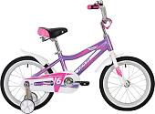 Детский велосипед Novatrack Novara 14 2020 145ANOVARA.LC20 (фиолетовый/белый)