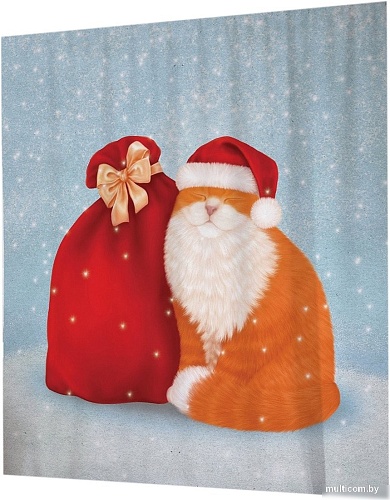 JoyArty Кот с новогодними подарками p_290623 (145x180)