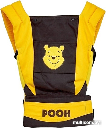 Рюкзак-переноска Polini Kids Медвежонок Винни и его друзья с вышивкой 0001698-8 (шоколад)