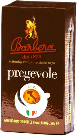 Кофе Barbera Pregevole молотый 250 г