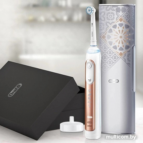 Электрическая зубная щетка Braun Oral-B Genius X 20000 Luxe Edition (золотистый)