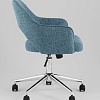Офисное кресло Stool Group Кларк Clarkson Tweed Blue (рогожка, синий)