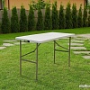 Стол Calviano Складной, прямоугольный 122x60.5 см (белый)