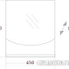 Onika Шкаф с зеркалом Селена 45.00 204505