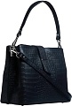 Женская сумка Souffle 101 1015013 (темно-синий кайман эластичный)