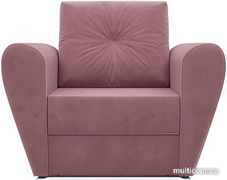 Кресло-кровать Мебель-АРС Квартет (велюр, пудра НВ-178 18)