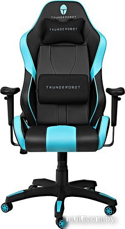 Кресло Thunderobot E201 Interceptor (черный/голубой)