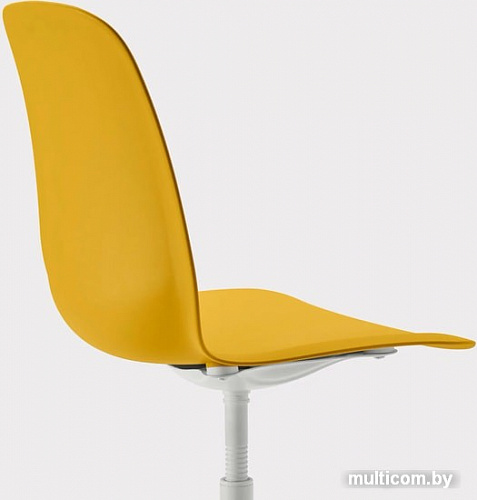Офисный стул Ikea Лейф-арне 893.049.65 (темно-желтый/бальсбергет белый)