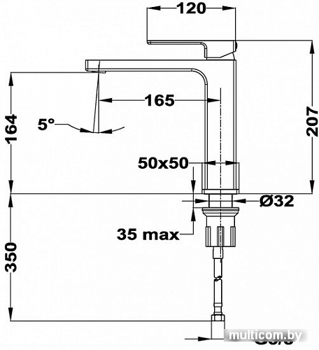 Смеситель TEKA Soller 853861250