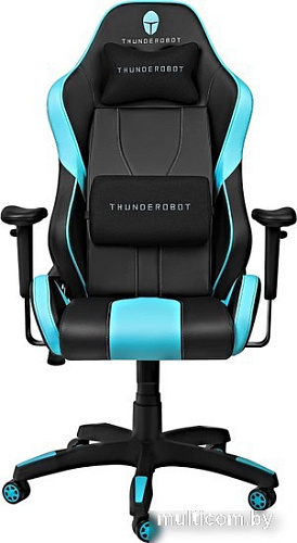Кресло Thunderobot E201 Interceptor (черный/голубой)