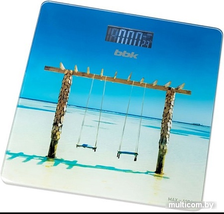 Напольные весы BBK BCS3005GE (голубой)