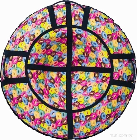 Тюбинг Hubster SnowDream Glamour S Пончики 120см во6557-5 (разноцветный)