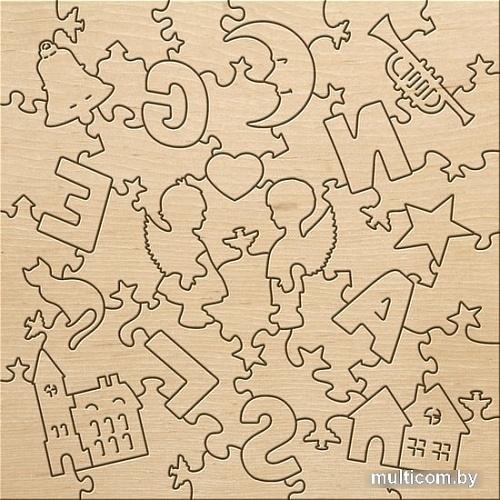 Мозаика/пазл Нескучные игры Фигурные деревянные пазлы. Сказки доброго ангела 8226