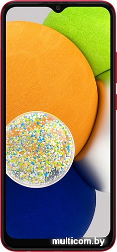 Смартфон Samsung Galaxy A03 SM-A035F/DS 32GB (красный)