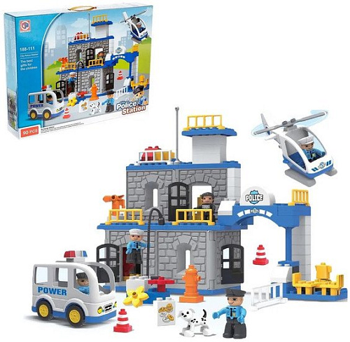 Конструктор Kids Home Toys Полицейский участок 188-111 3667638