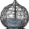 Подвесное кресло BiGarden кокон из искусственного ротанга (черный)