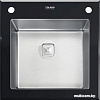 Кухонная мойка Tolero Ceramic glass TG-500 (черный)