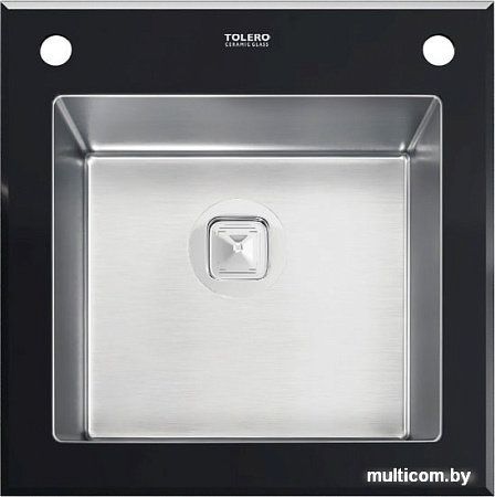 Кухонная мойка Tolero Ceramic glass TG-500 (черный)