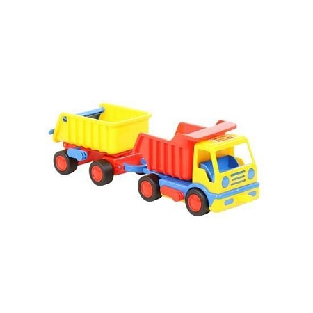 Полесье Базик автомобиль-самосвал с прицепом 9647