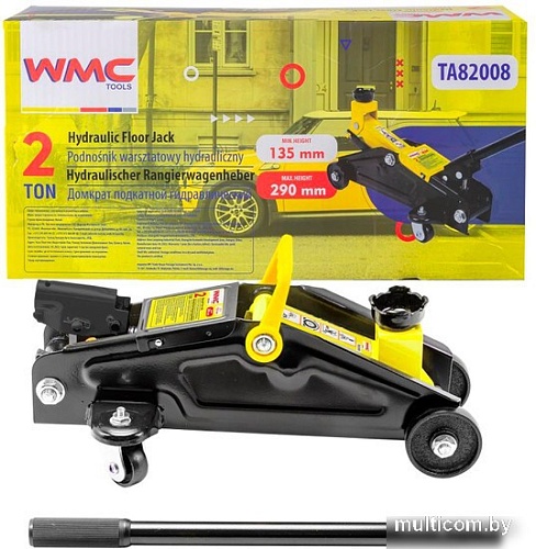 Подкатной домкрат WMC Tools WMC-TA82008 2т