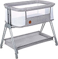 Приставная детская кроватка Lionelo Luna (grey concrete)