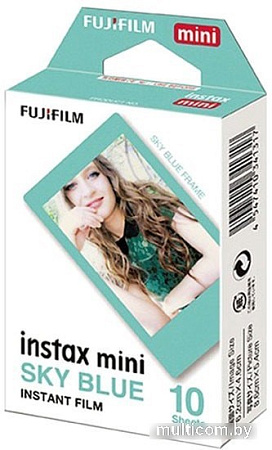 Картридж для моментальной фотографии Fujifilm Instax Mini Sky Blue (10 шт.)